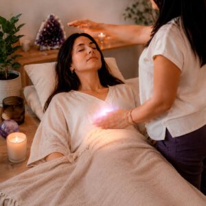 sesión de reset energético y alineación de chakras